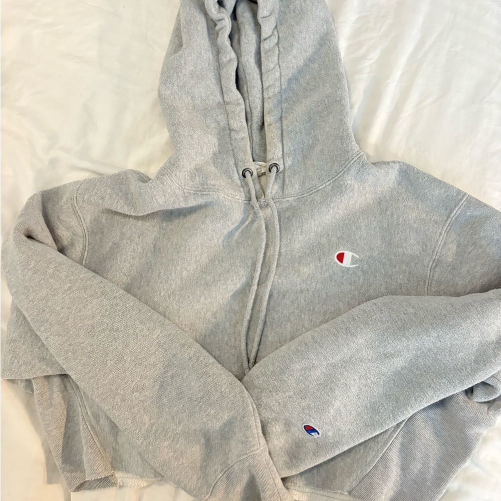 Authentic Champion Cropped Hoodie